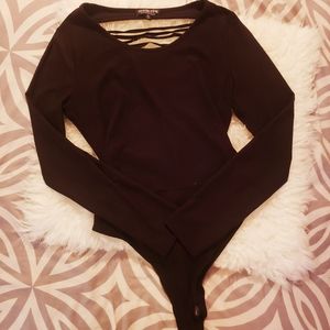 Shredded back bodysuit